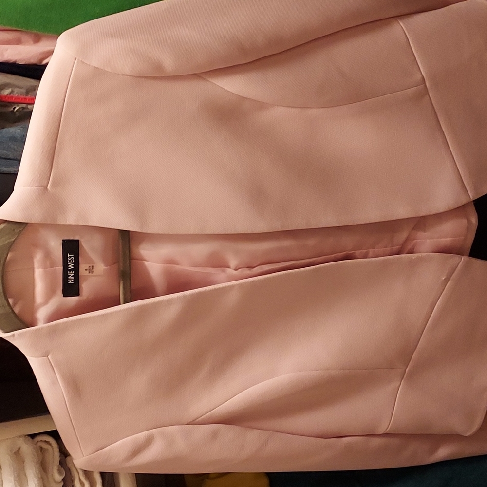 Nine west pale pink jacket